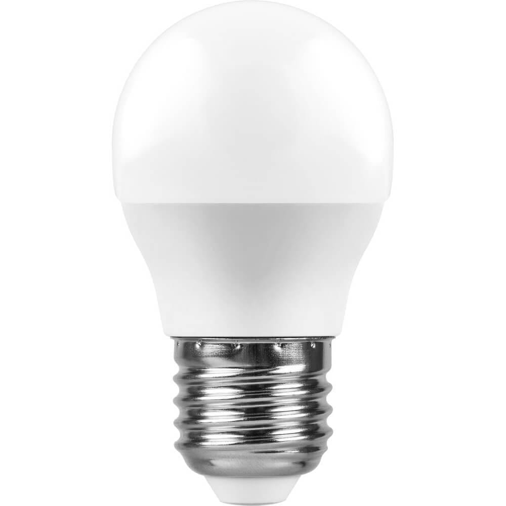Лампа светодиодная Feron E27 11W 6400K Шар Матовая LB-750 25951