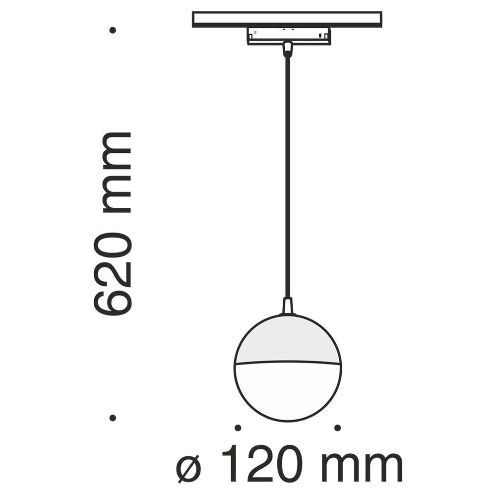 Трековый светодиодный светильник для магнитного шинопровода Maytoni Track lamps TR018-2-10W3K-B