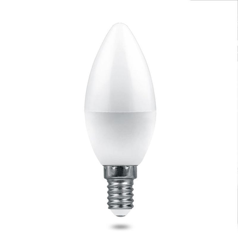 Лампа светодиодная Feron E14 6W 2700K Матовая LB-1306 38044