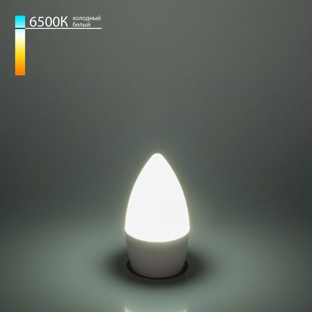 Светодиодная лампа "Свеча" СD LED 6W 6500K E27 BLE2738