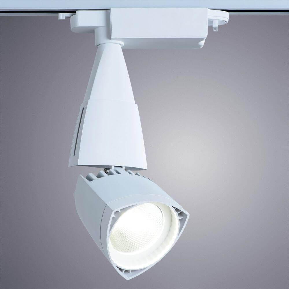 Трековый светодиодный светильник Arte Lamp A3830PL-1WH