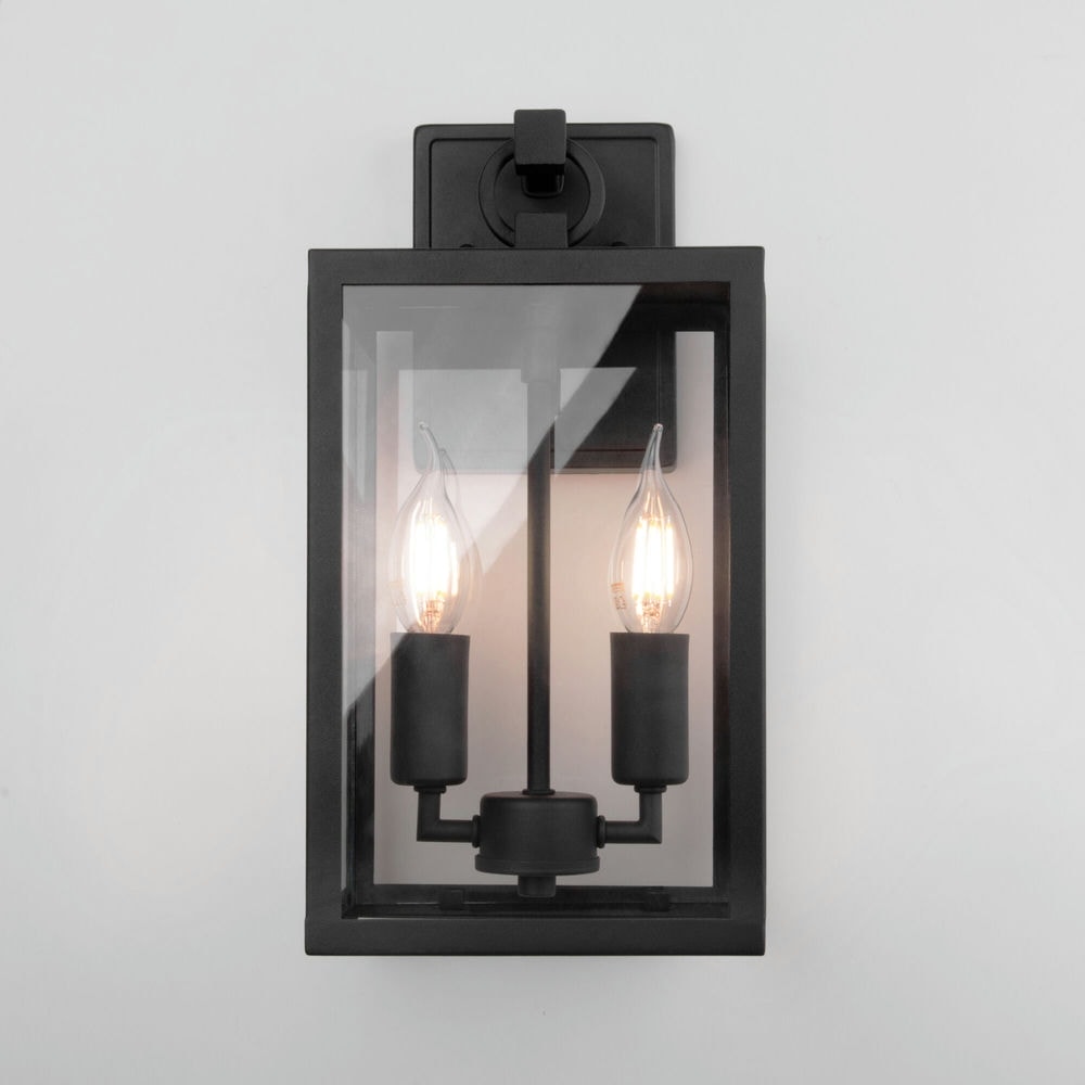 Уличный настенный светильник Candle D 35150/D черный
