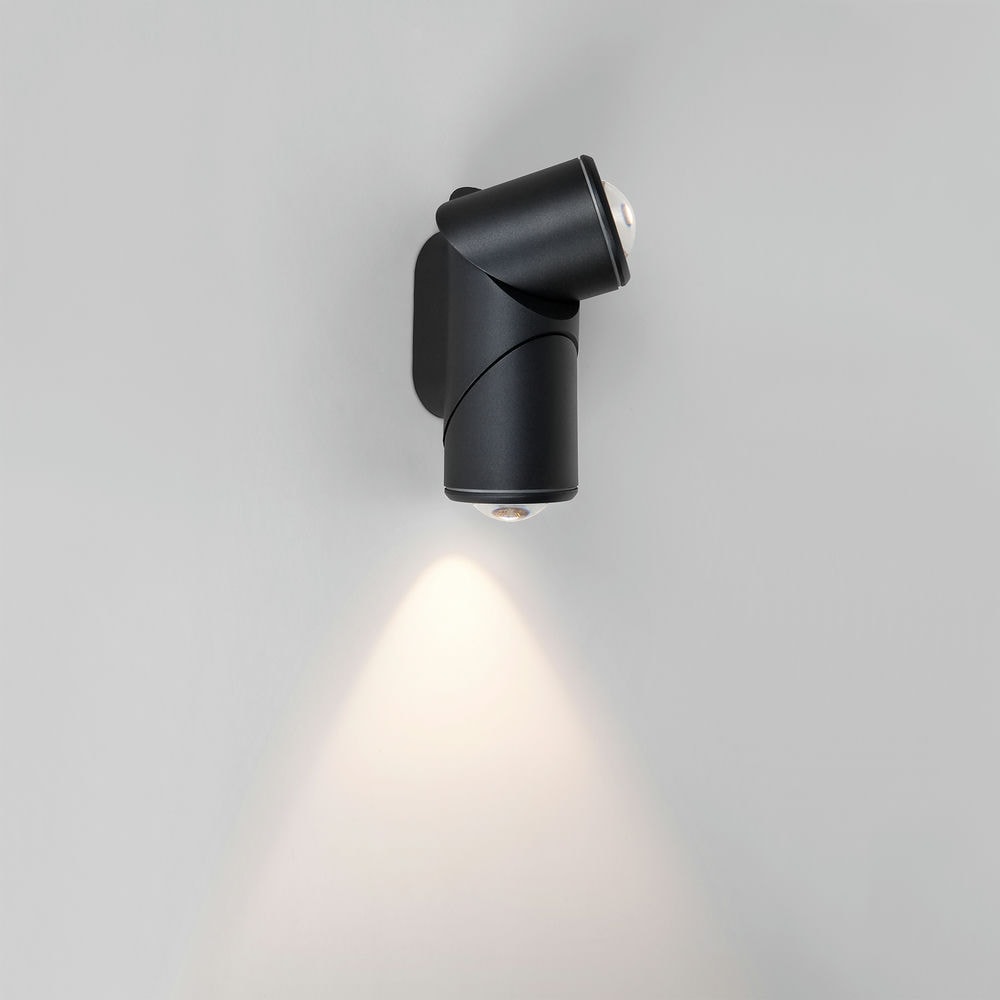 Уличный настенный светодиодный светильник GIRA D LED IP54 35127/D черный