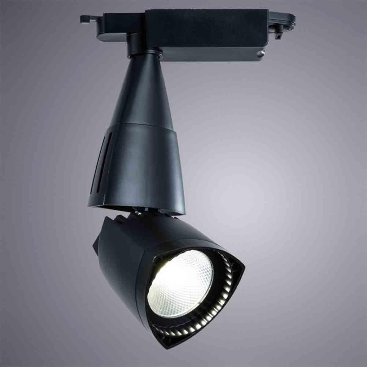 Трековый светодиодный светильник Arte Lamp LYNX A3830PL-1BK