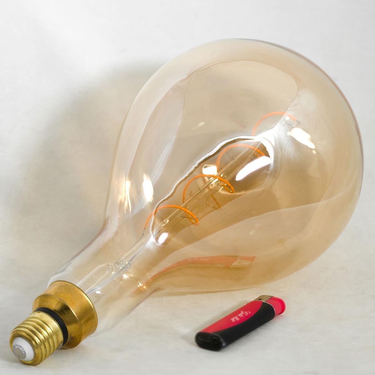 Лампа светодиодная Е27 4W 2200K янтарная GF-L-2101