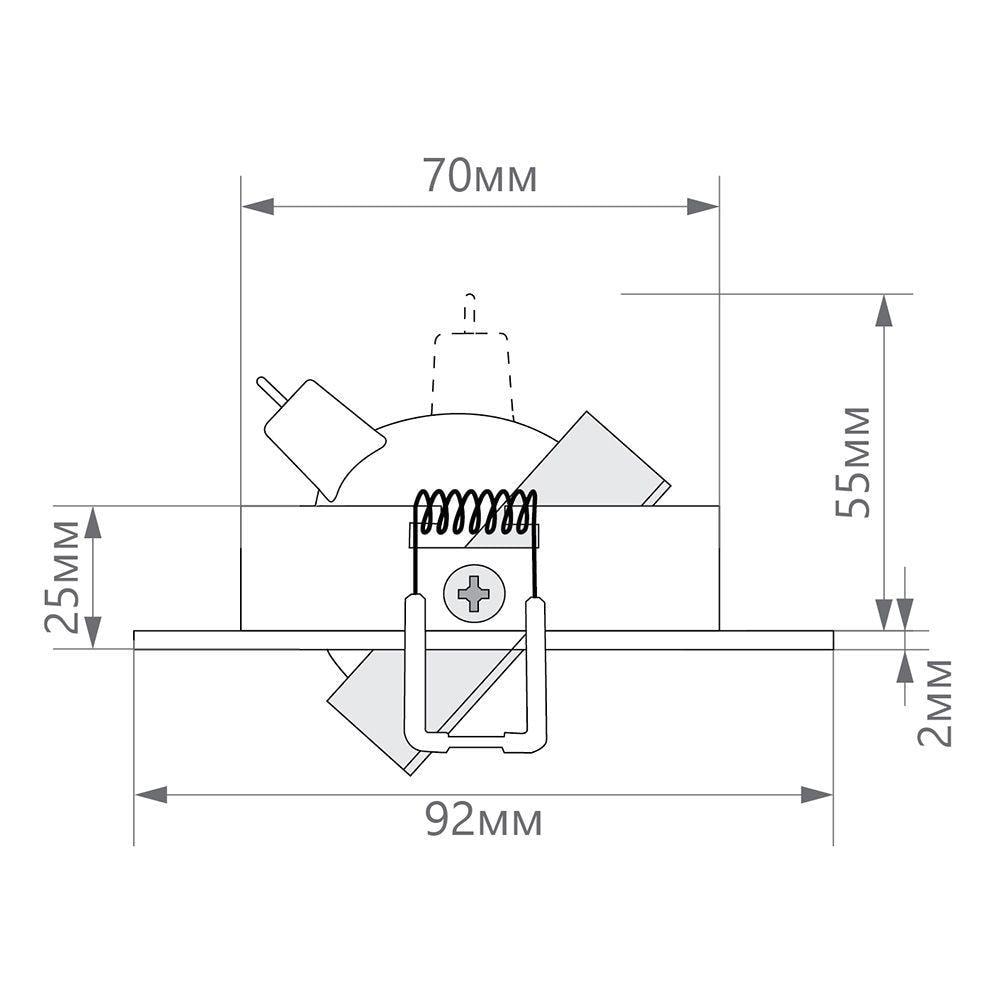 Встраиваемый светодиодный светильник Feron DL2811 32645
