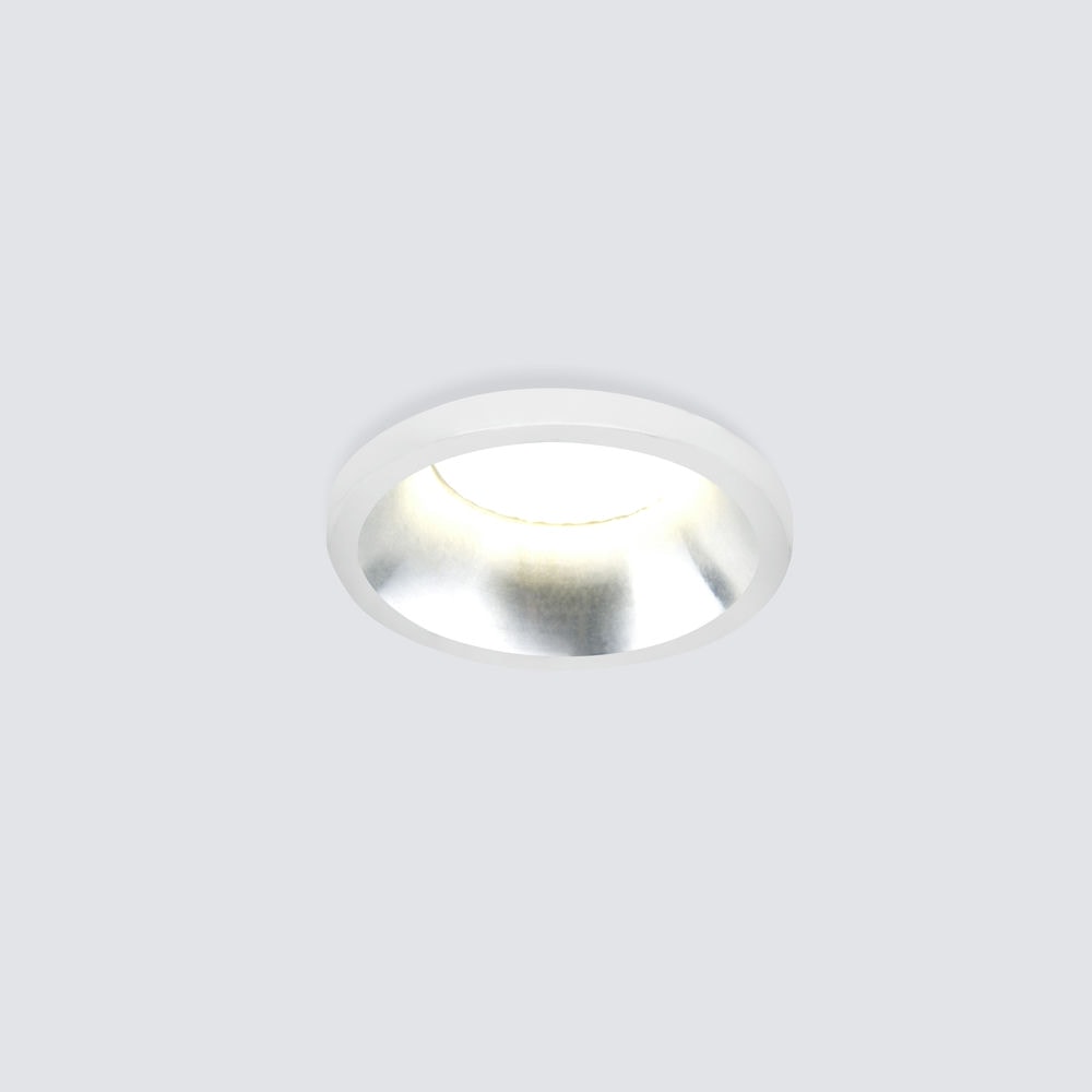 Встраиваемый точечный светодиодный светильник 15269/LED 3W 4200K белый/сатин никель