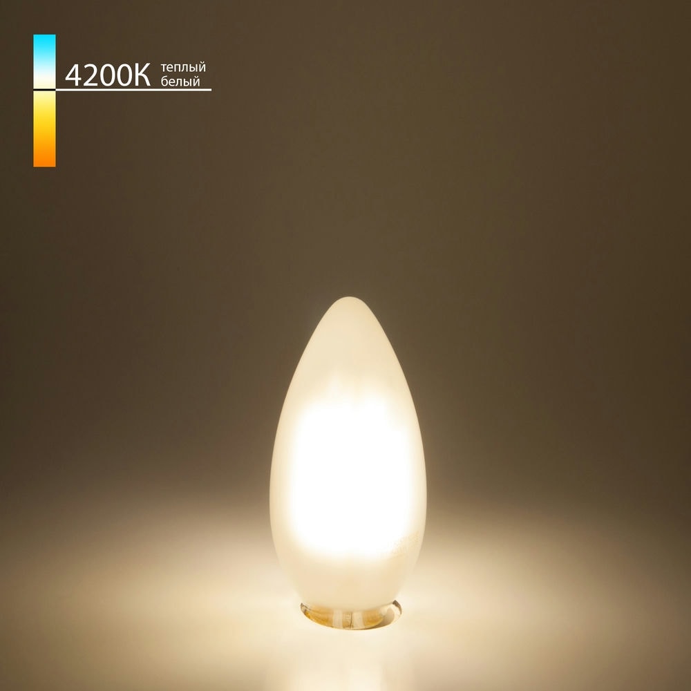 Филаментная светодиодная лампа "Свеча" C35 9W 4200K E14 BLE1427