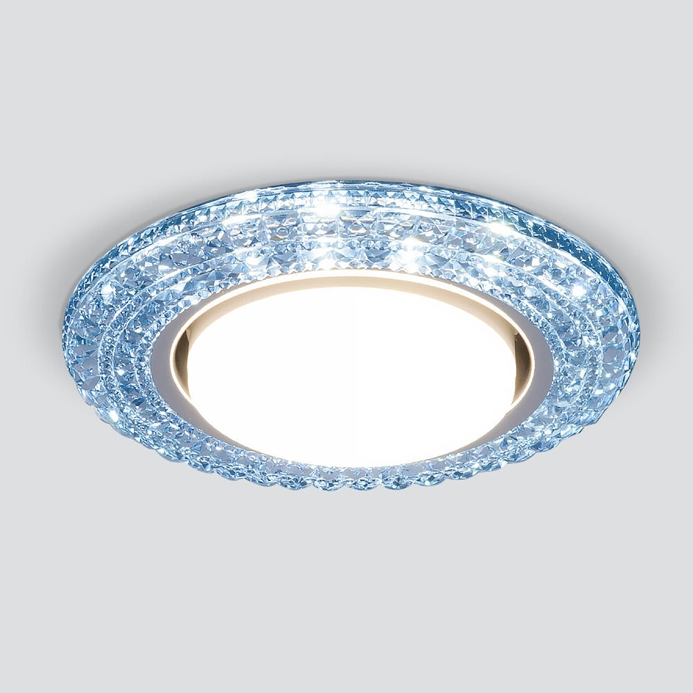 Точечный светильник со светодиодами 3030 GX53 BL синий
