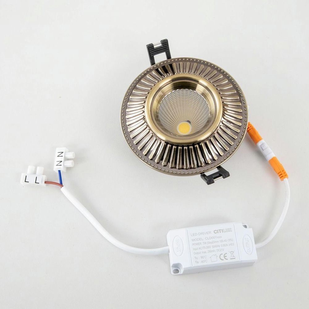 Встраиваемый светодиодный светильник Citilux Дзета CLD042NW3